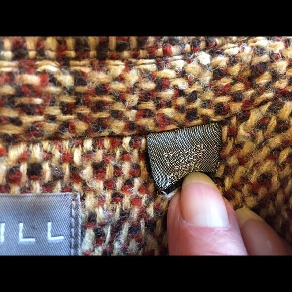 Kate Hill Tweed fringed detailed blazer Size M - Picture 5 of 6